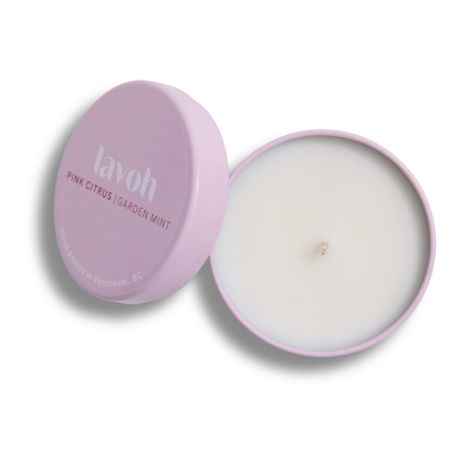 Lavoh x Homecoming Candle - Pink Citrus + Garden Mint