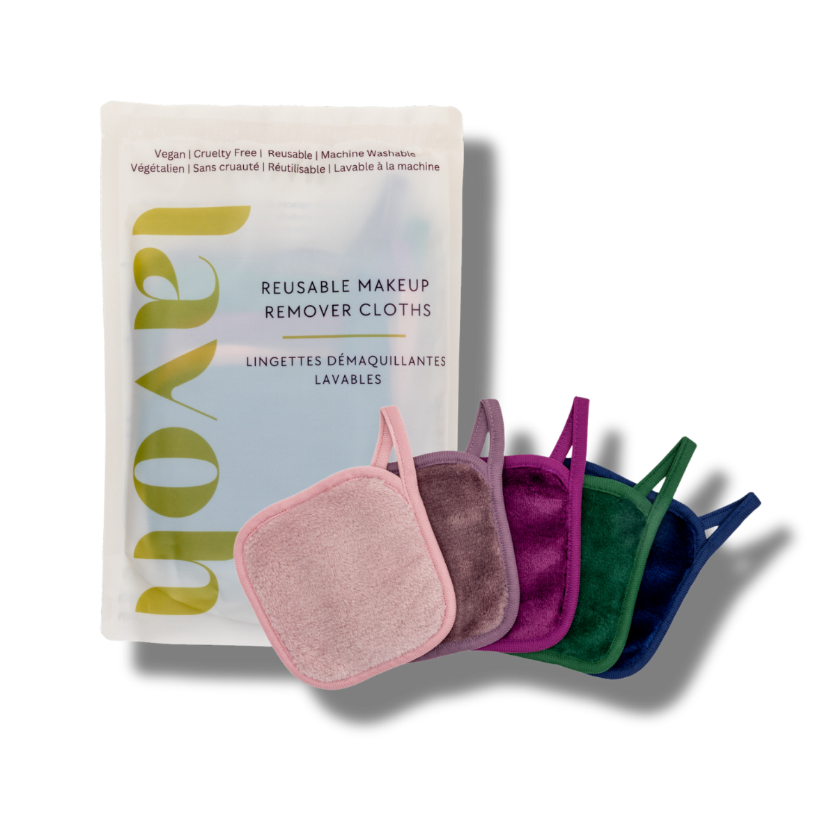 Reusable Makeup Remover Cloth Set — Lavoh Mini Facecloth Sets | Travel Size Makeup Eraser