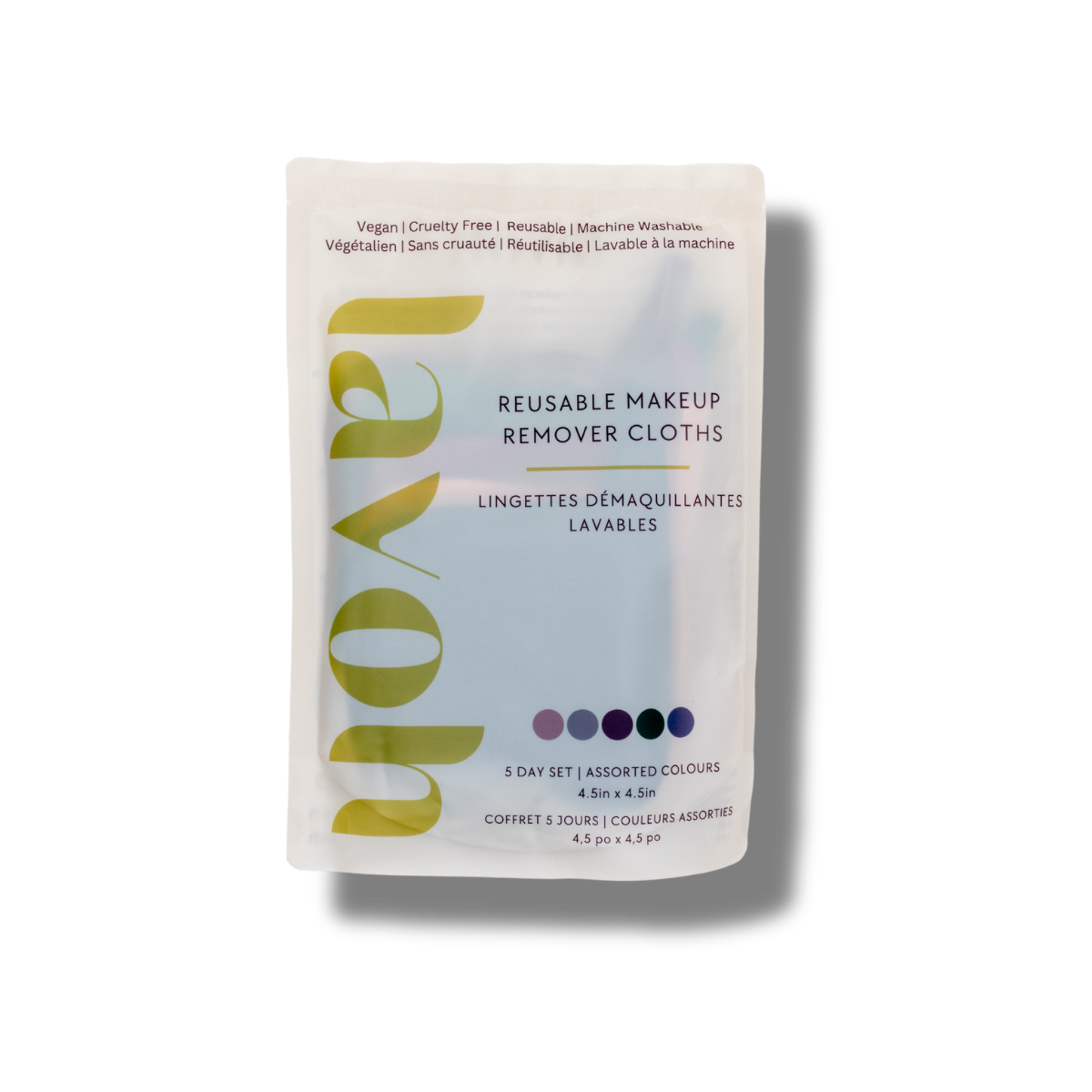 Reusable Makeup Remover Cloth Set — Lavoh Mini Facecloth Sets | Travel Size Makeup Eraser