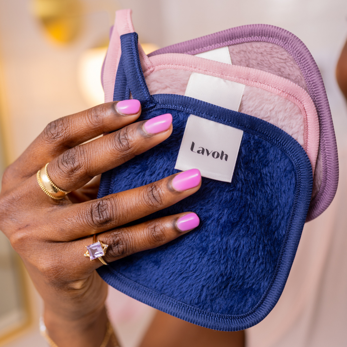 Reusable Makeup Remover Cloth Set — Lavoh Mini Facecloth Sets | Travel Size Makeup Eraser
