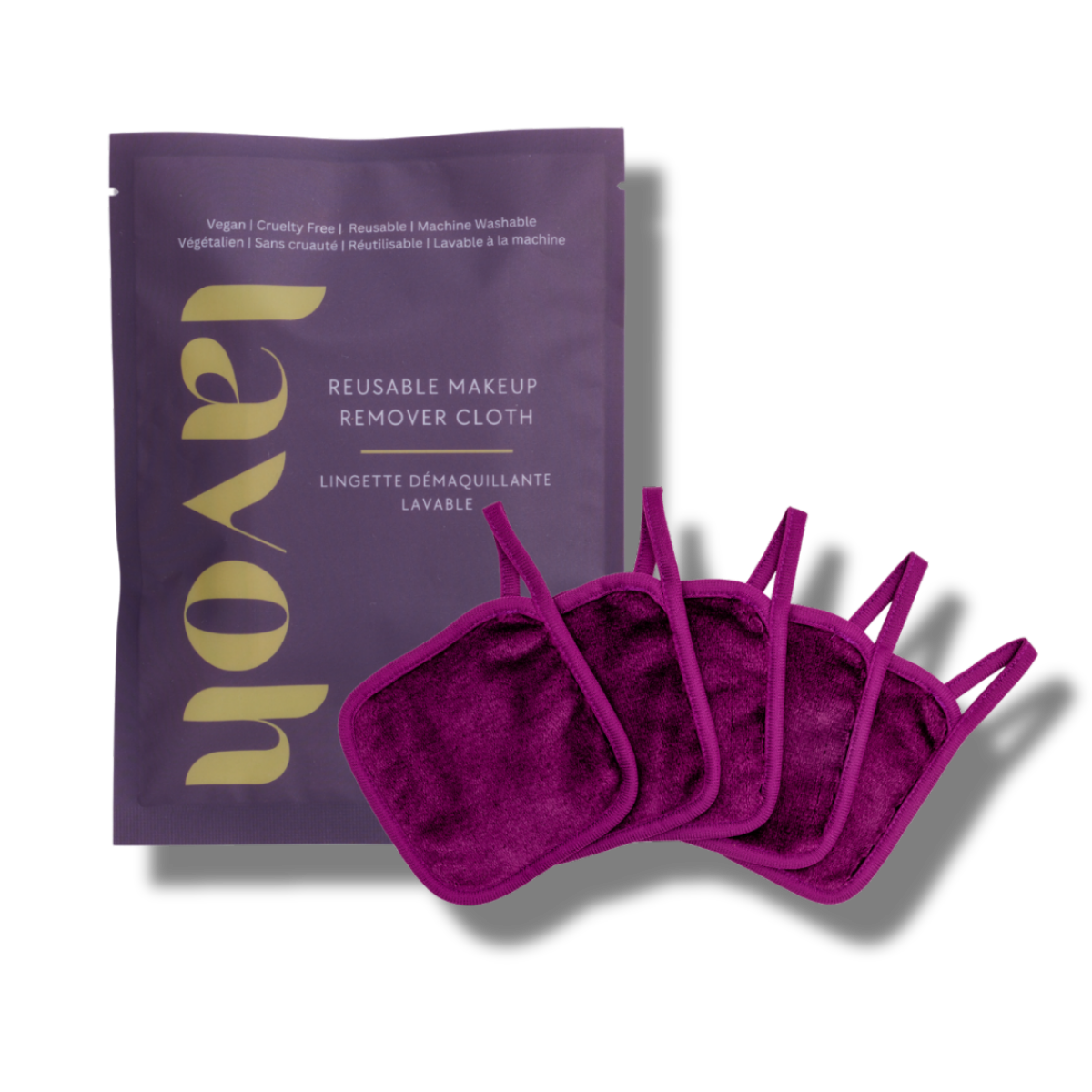 Reusable Makeup Remover Cloth Set — Lavoh Mini Facecloth Sets | Travel Size Makeup Eraser