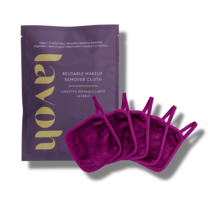 Reusable Makeup Remover Cloth Set — Lavoh Mini Facecloth Sets | Travel Size Makeup Eraser