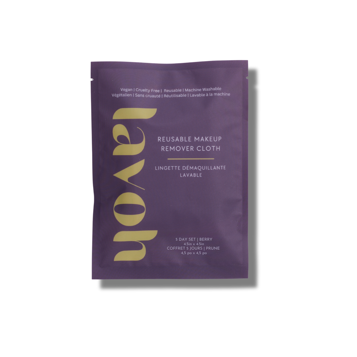 Reusable Makeup Remover Cloth Set — Lavoh Mini Facecloth Sets | Travel Size Makeup Eraser
