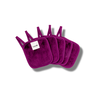 Reusable Makeup Remover Cloth Set — Lavoh Mini Facecloth Sets | Travel Size Makeup Eraser