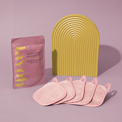 Reusable Makeup Remover Cloth Set — Lavoh Mini Facecloth Sets | Travel Size Makeup Eraser