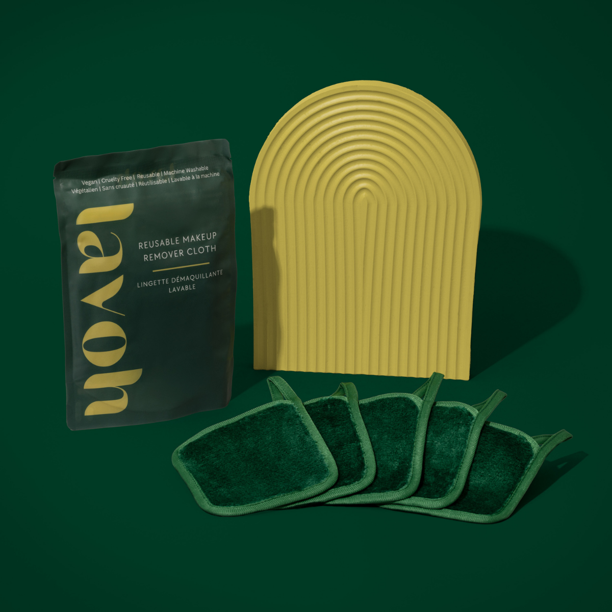 Reusable Makeup Remover Cloth Set — Lavoh Mini Facecloth Sets | Travel Size Makeup Eraser