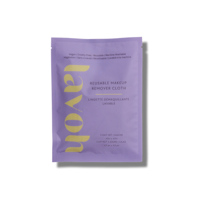 Reusable Makeup Remover Cloth Set — Lavoh Mini Facecloth Sets | Travel Size Makeup Eraser