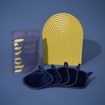 Reusable Makeup Remover Cloth Set — Lavoh Mini Facecloth Sets | Travel Size Makeup Eraser